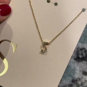 S initial necklace